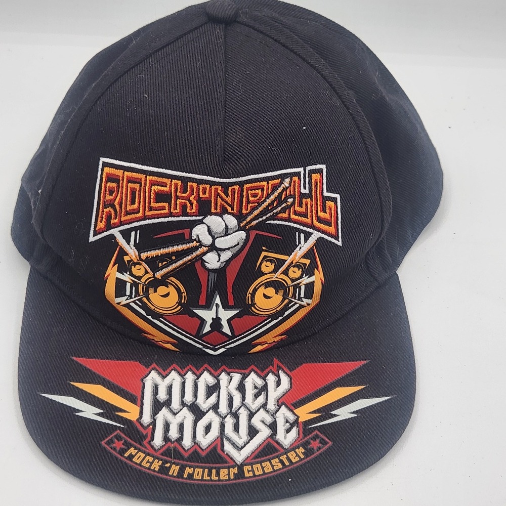 Disney Parks Mickey Mouse Rock N Roller Coaster Rock'n'Roll Baseball Cap Hat